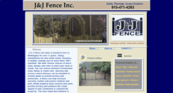 Desktop Screenshot of jandjfenceinc.com