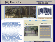 Tablet Screenshot of jandjfenceinc.com